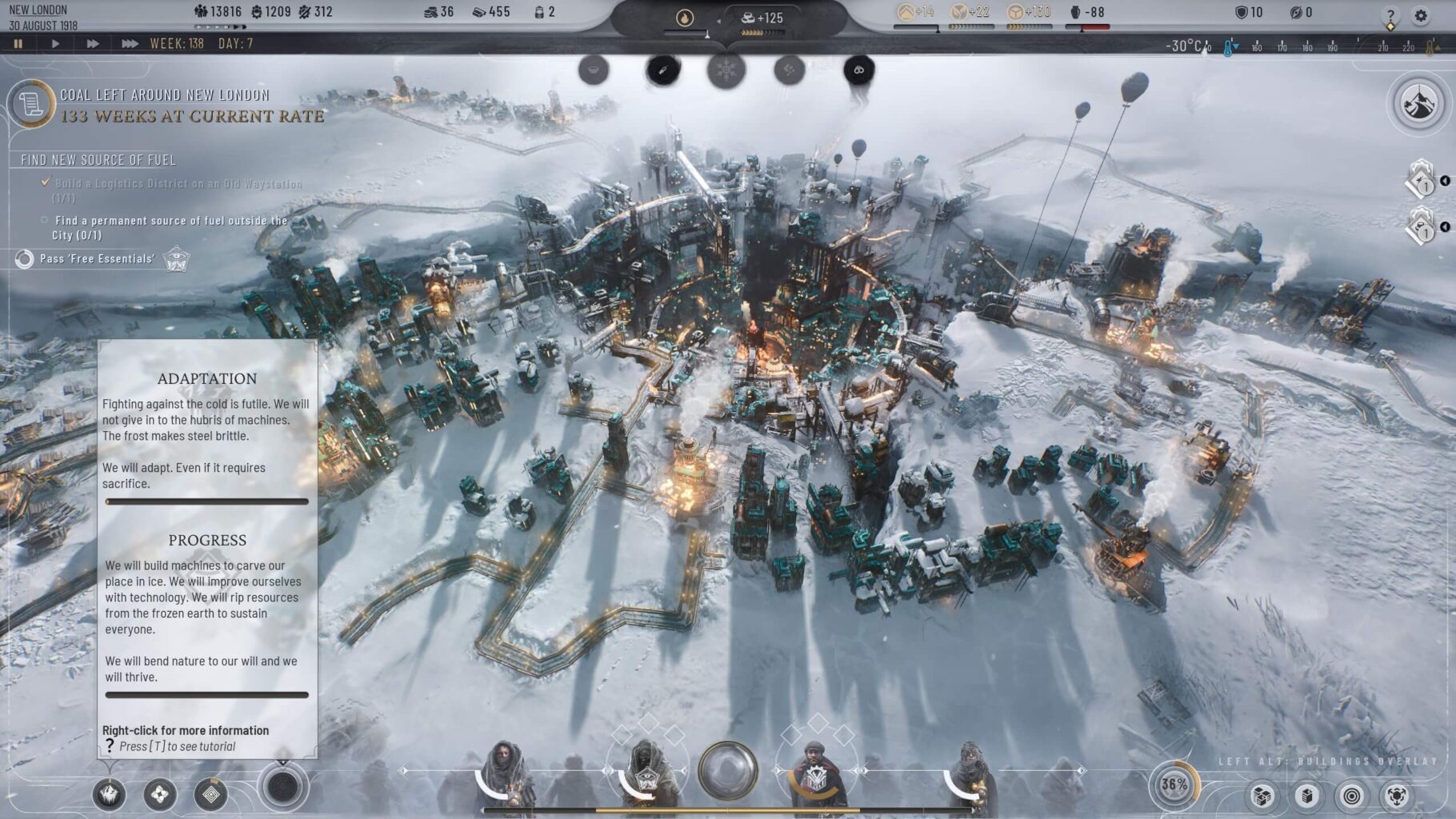 Frostpunk 2 - Ciudad